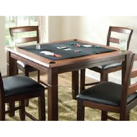 2-in-1 Square Pub/Poker Table
